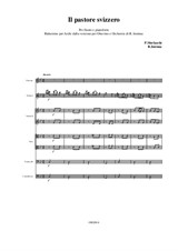 Il pastore svizzero - Reduction for Piccolo and Strings from the version for Piccolo and Orchestra by Renato Insinna